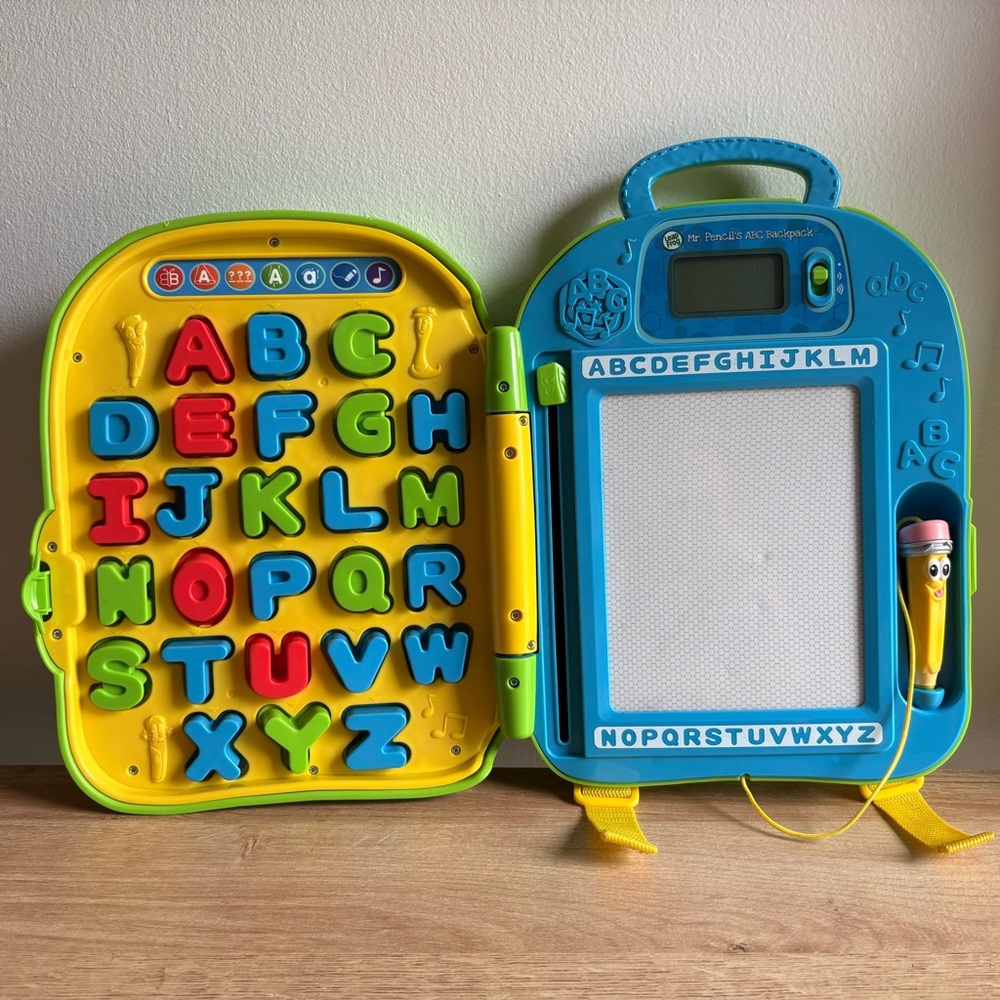 Leap Frog Mr. Pencil’s ABC Backpack NEW School Learning Toy Kids Alphabet